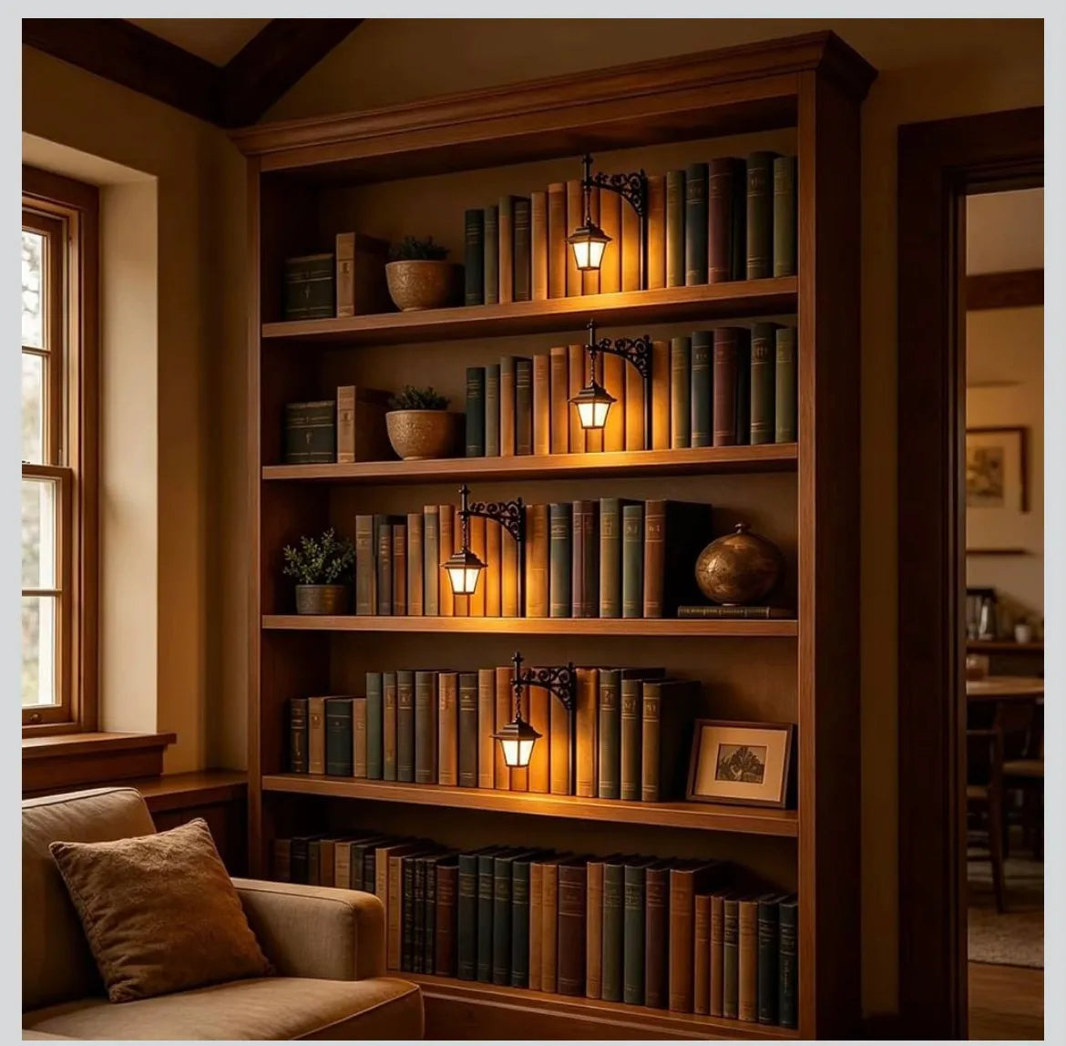 🔥Limited Time 50% Off📚Library Lantern-Decorative Bookshelf Lighting