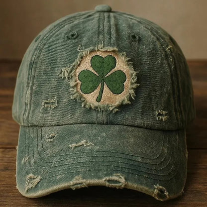 ☘️Vintage Shamrock Baseball Cap – A Symbol of Irish Luck & Timeless Style