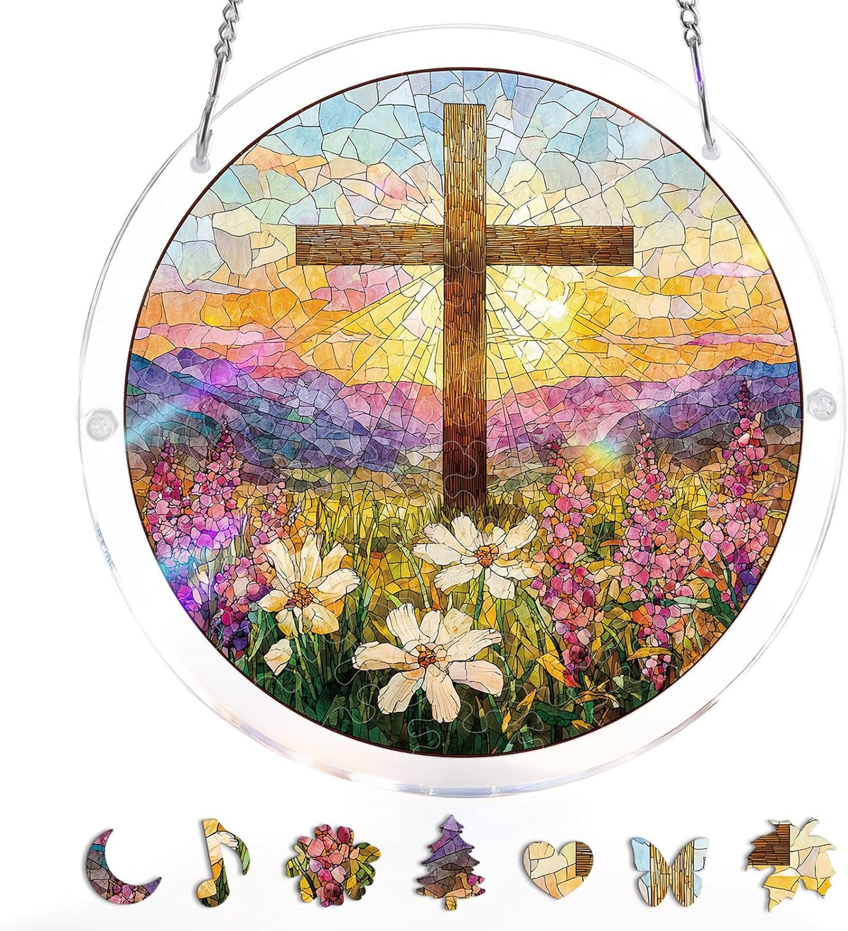 Acrylic Jigsaw Puzzle Suncatcher