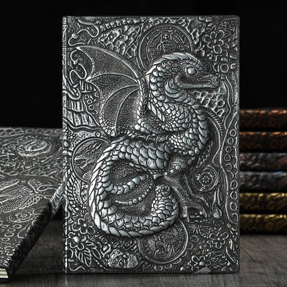🔥Last 4 hours Sale: Save 49% -💥Limited Edition Flying Dragon Embossed Notepad(❤️HARD COVER)
