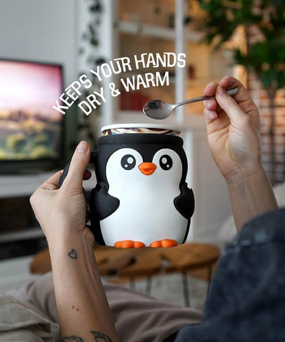🔥Last Day 49% OFF - 🐧Cute Penguin Ice Cream Pint Holder