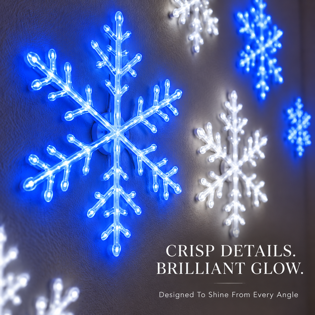❄️LED Snowflake Wall Decoration Set