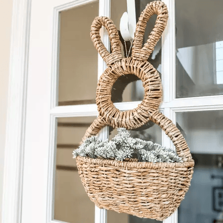 🔥Easter Sale 50% OFF🐇Easter Bunny Hanging Wall Basket 🧺