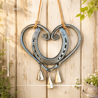 The Horseshoe Heart Wind Chime ❤🐎