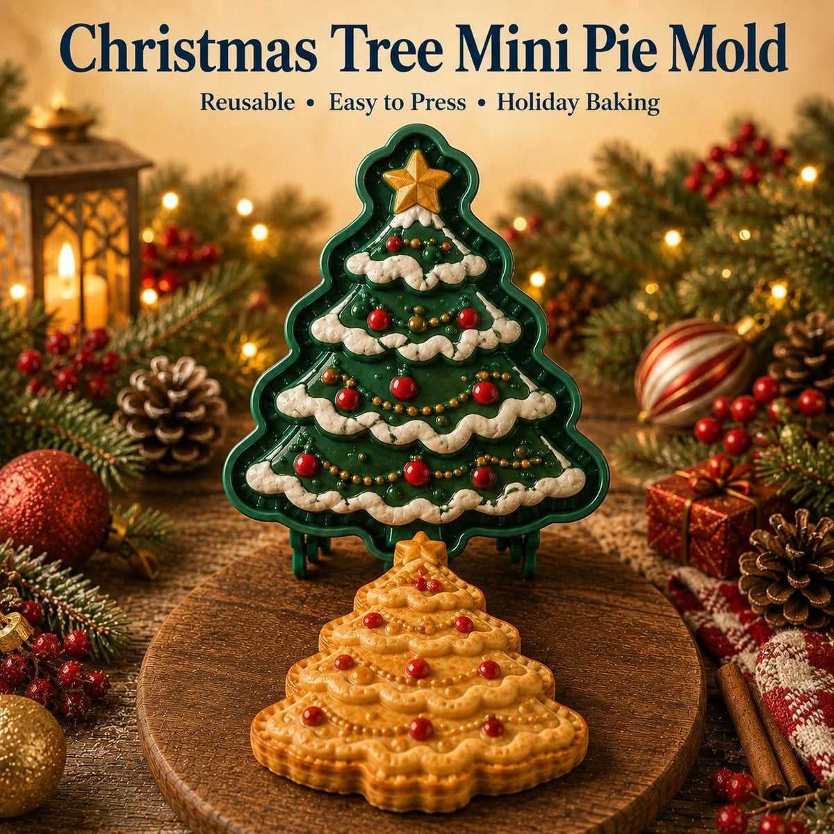 🎄LAST DAY SALE Only $9.99!!🍪Christmas Baking Moulds – 9Festive Designs 🎄