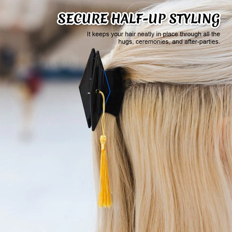 🎓Graduation Cap Hair Claw🥇✨: Celebrate Your Grad Milestone in Style 🥳
