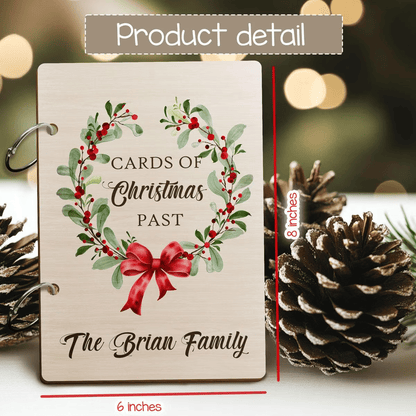 🔥Christmas Hot Sale 50% OFF🎄Personalized Christmas Card Book Holder