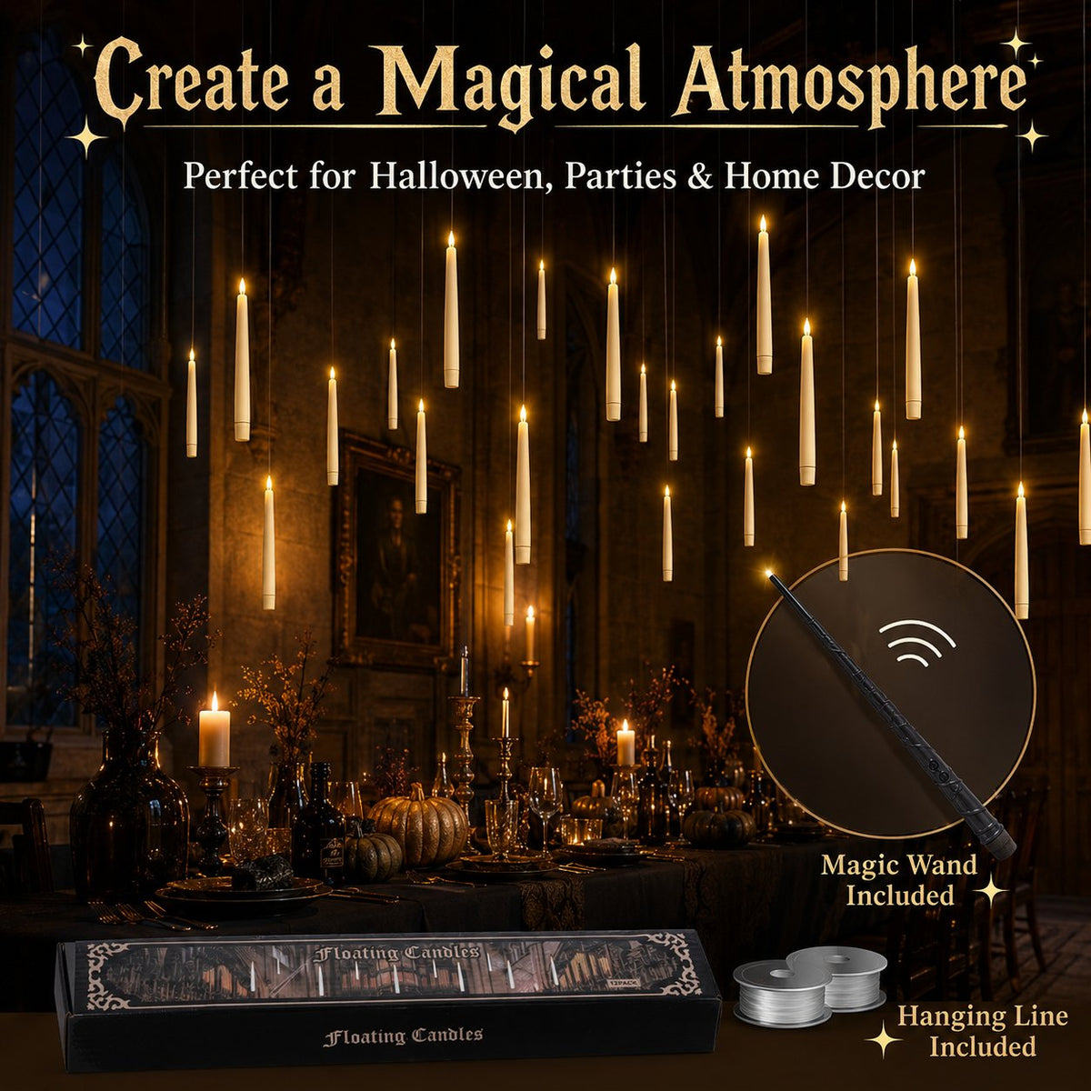 ✨ Floating Candles That Light Up Like Magic 🪄