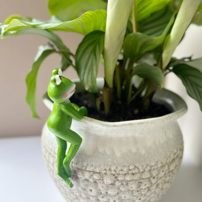 🏆Flash Sale⚡50K+ SOLD! Almost Gone -✨Resin Frog Figurines Planter Decor🐸🌿