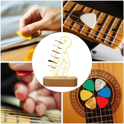🔥Last 4 hours Sale: Save 50% -Light Up Guitar Pick Holder