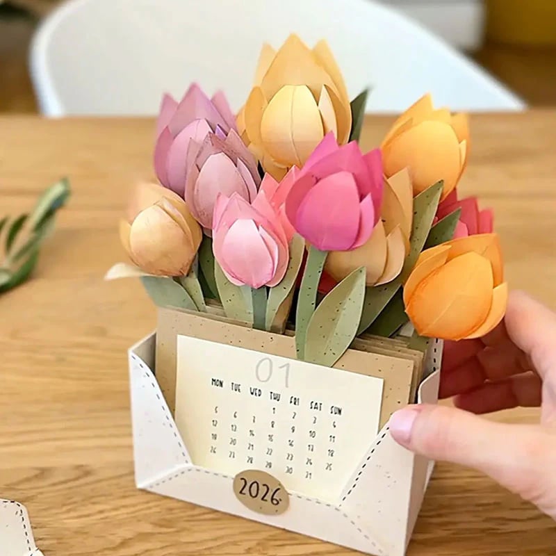 🌸2026 Tulip Emotional Support Calendar