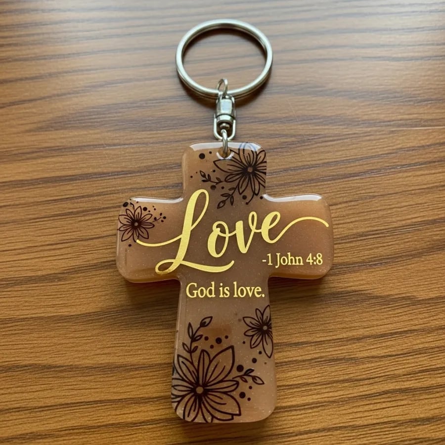 🔥LAST DAY ✝️Inspirational Cross Pendants & Keychains✨Crafted by Hand