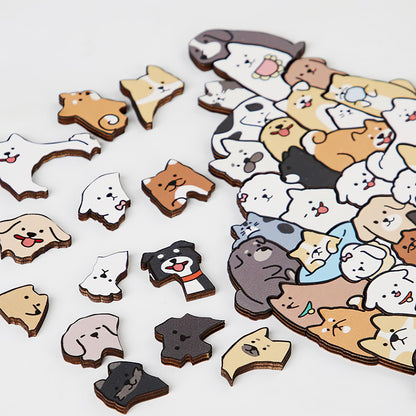 🔥Last 4 hours Sale: Save 50% -🐱Animal Wooden Puzzle