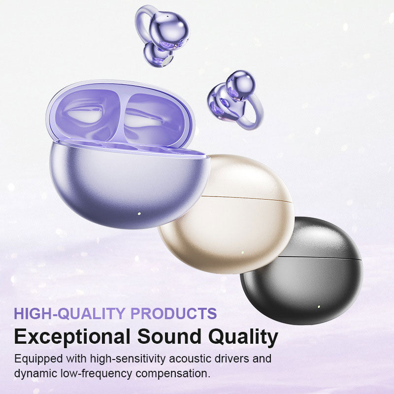 Ear clip Bluetooth headphones