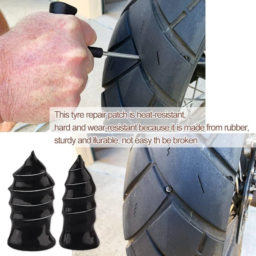 One-second tire repair🚗Vacuum Tire Mending Nail