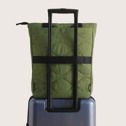 🔥2026 NEW ARRIVAL🔥 Ultra-Light Convertible Tote Backpack, Laptop Compartment, 40oz Cup Holder & Hidden Straps
