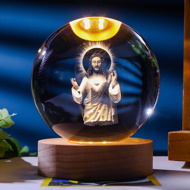 🔥LAST DAY SALE 50% OFF ✝️The Holy Crystal Lamp