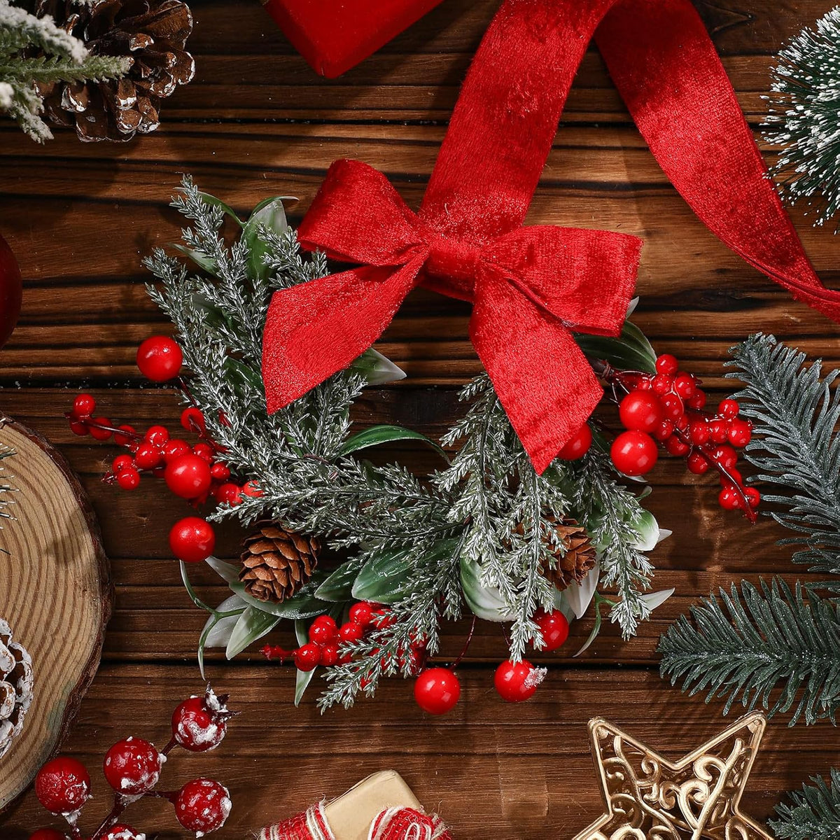 🔥Early Christmas Sale🎄Christmas Mini Wreaths✨