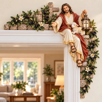 ✝️✨Jesus at the Doorway – Faith-Inspired Corner Decor Collection
