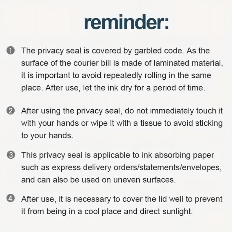 Privacy And Identity Protection Roller Stamp
