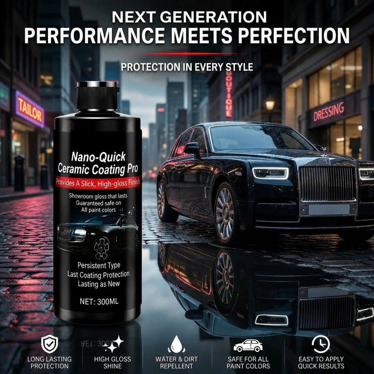 🚗 Hot Sale 49% Off -Automotive Nano Ceramic Coating Spray✨✨