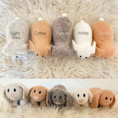 🔥🎁Last Day 50% OFF -  🐰💕Lop-Eared Felt Bunny