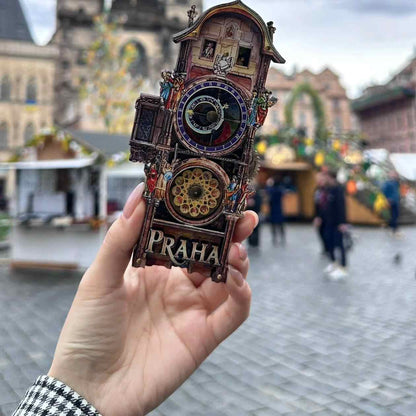 Prague Astronomical Clock Fridge Magnet🔥