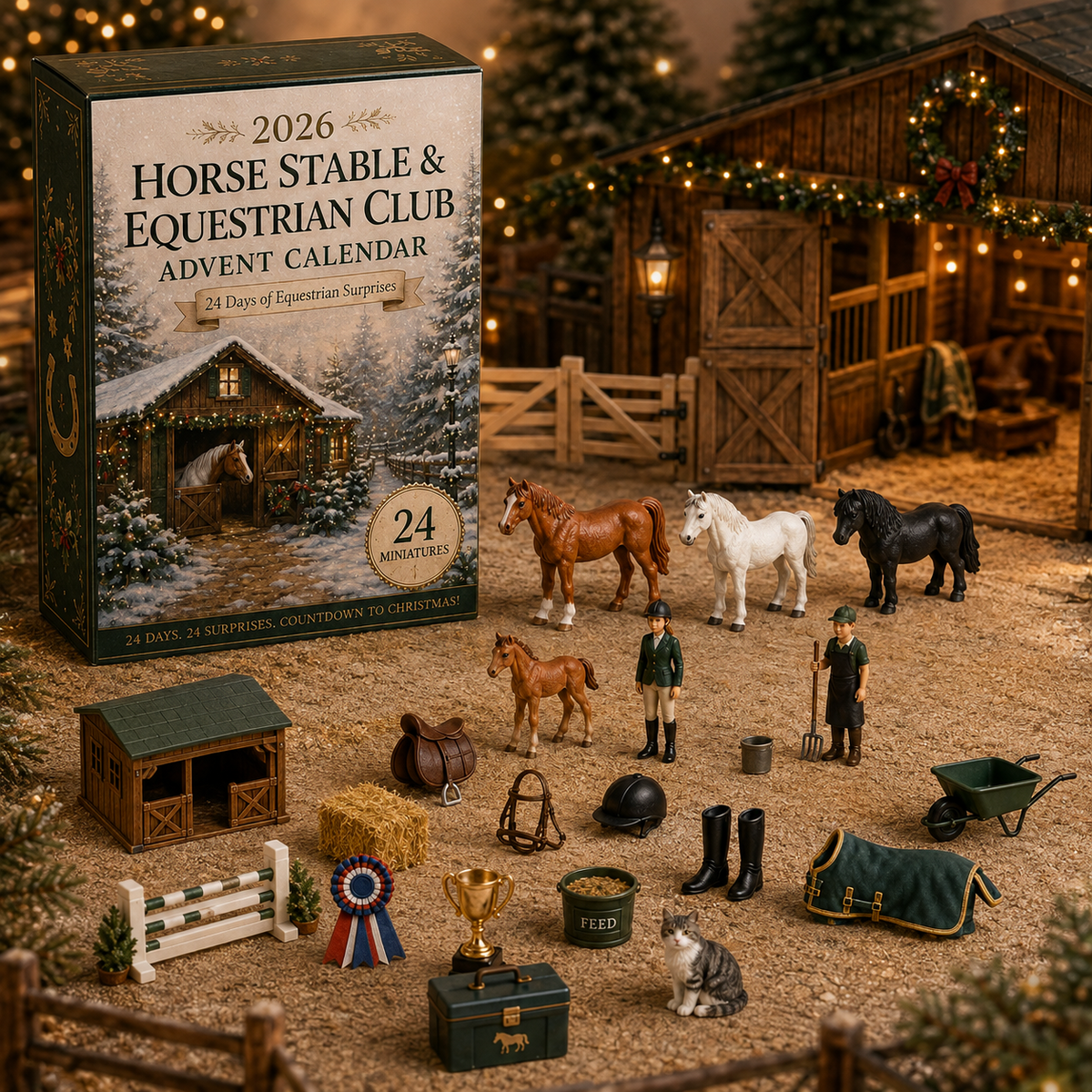 2026 Equestrian Life Advent Calendar 🐴🏇 – 24 Days of Horse Stable Surprises