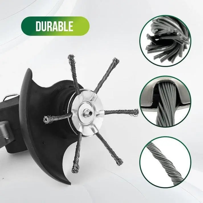🔥Last Day 49% OFF - 🔥Steel Wire Trimmer Head Replacement-Heavy-Duty Weed Brush Cutter