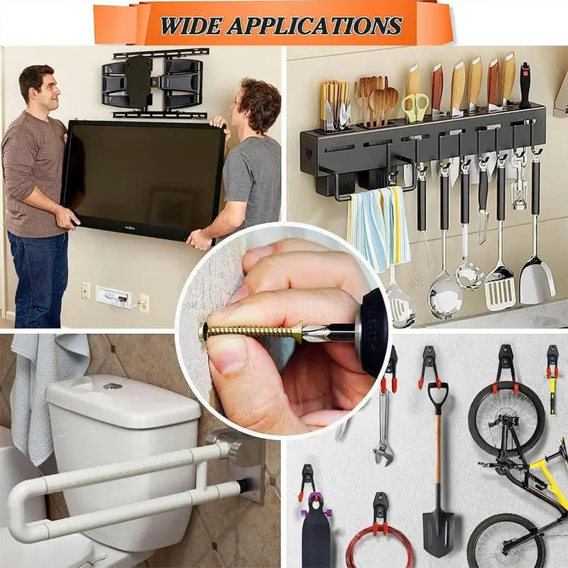 🛠️🔩Expansion screw set for cabinet hinge repair and door hinge thread repair