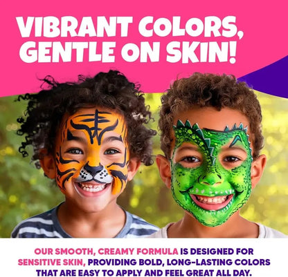 🎨18 PCS XL Washable Face Paint Crayons for Kids✨Non‑Toxic • Safe for Sensitive Skin • Easy On, Easy Off