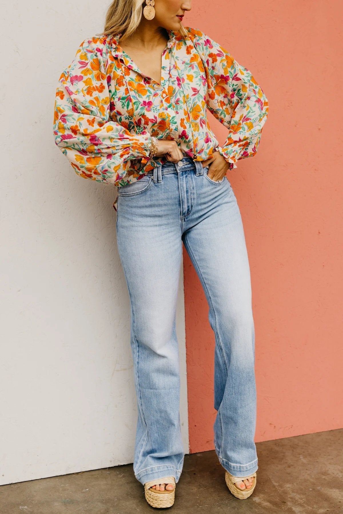 🏆LAST DAY 49% OFF💥 Vintage Wash Plus-Size Jeans -Stretchy, Straight Leg & Butt-Lifting Fit🎁