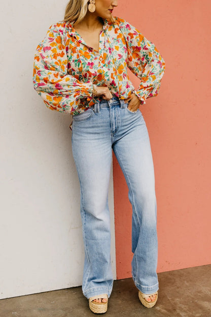🏆LAST DAY 49% OFF💥 Vintage Wash Plus-Size Jeans -Stretchy, Straight Leg & Butt-Lifting Fit🎁
