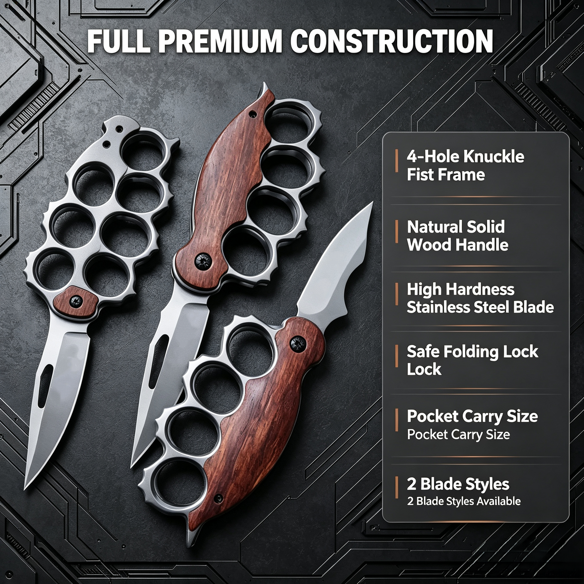 🔥Limited Time-50% OFF🔥Tiger Finger Fist Tactical Folding Knife🗡️