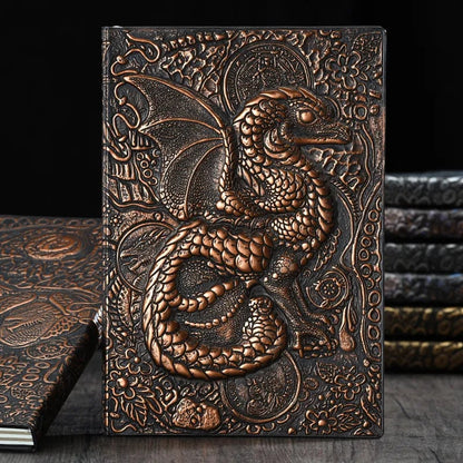 🔥Last 4 hours Sale: Save 49% -💥Limited Edition Flying Dragon Embossed Notepad(❤️HARD COVER)