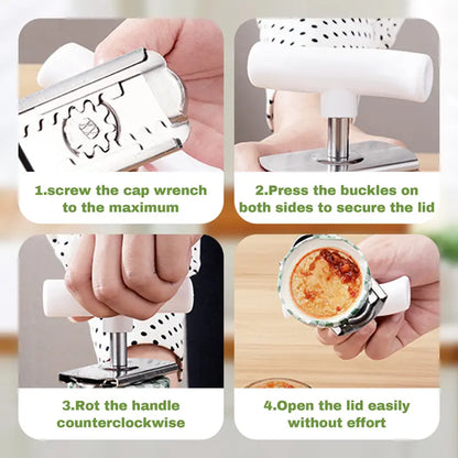 ✨✨🍯 Effortless Jar Opening – ✨ Non-Slip Grip Jar Opener – Comfortable and Convenient Every Time