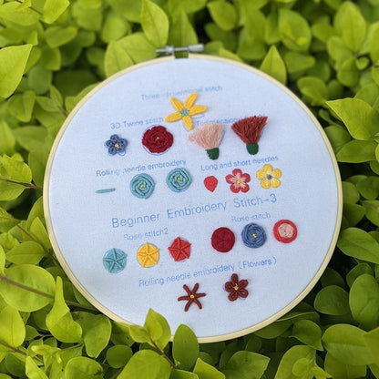 💕Beginner Friendly- Embroidery Stitches Practice Kit