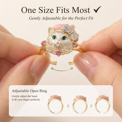 🔥Last Day 50% OFF 🐱Cute Cat Ring💍
