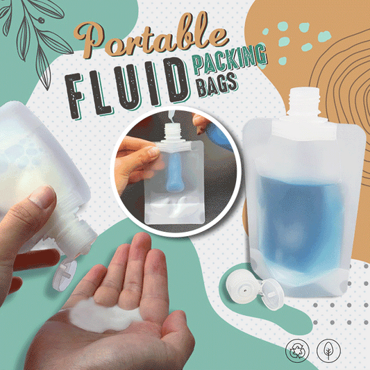 🌷Summer SALE - Portable Travel Fluid Makeup Packing Bag(10 Pcs)