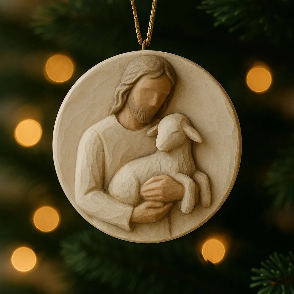 🔥LAST DAY 50% OFF- ✝️Christmas Ornaments of Faith❤️Handmade with Solid Wood