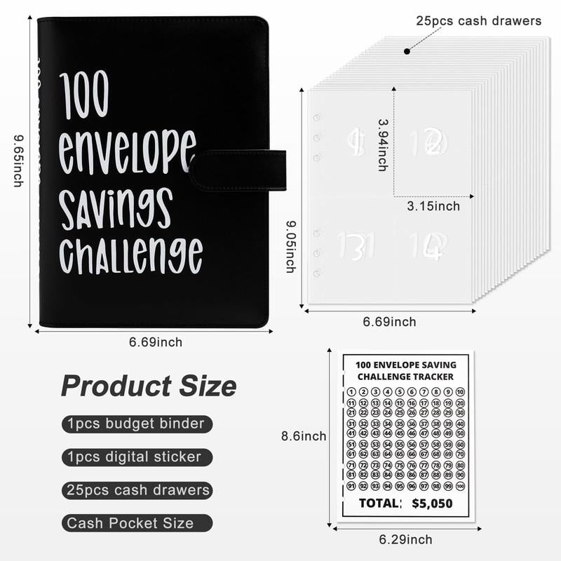 🔥Last 4 hours Sale: Save 50% -100 Envelopes Money Saving Challenge