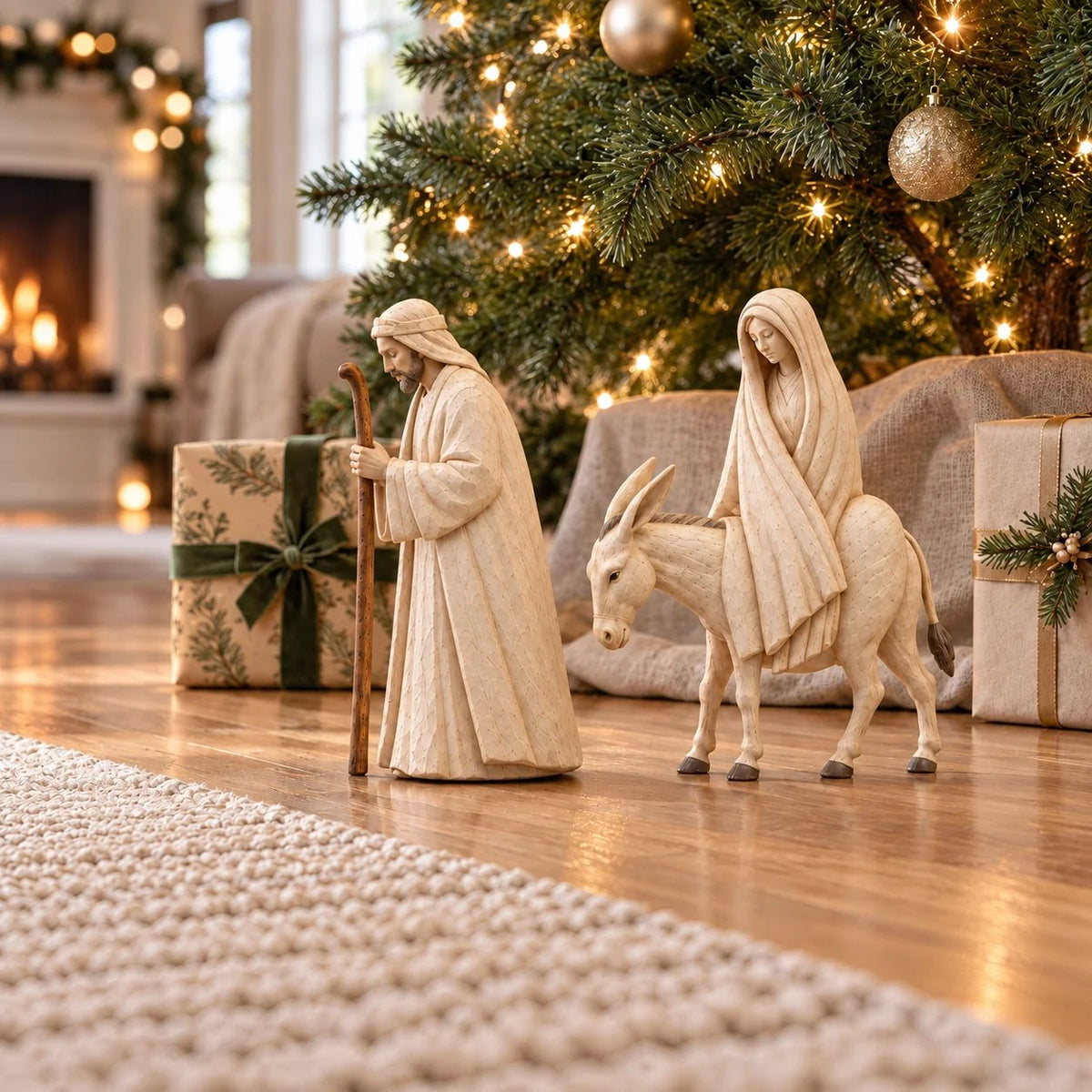 🔥Last Day 49% OFF - ✝️Journey to Bethlehem Nativity Figurine Set