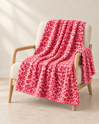 The Fleece Leopard Throw