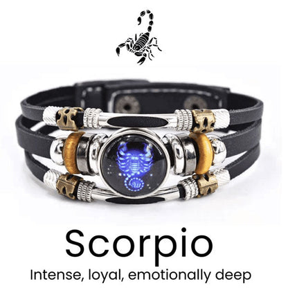 Astrological Sign Luminous Bracelet Super Bright In The Dark