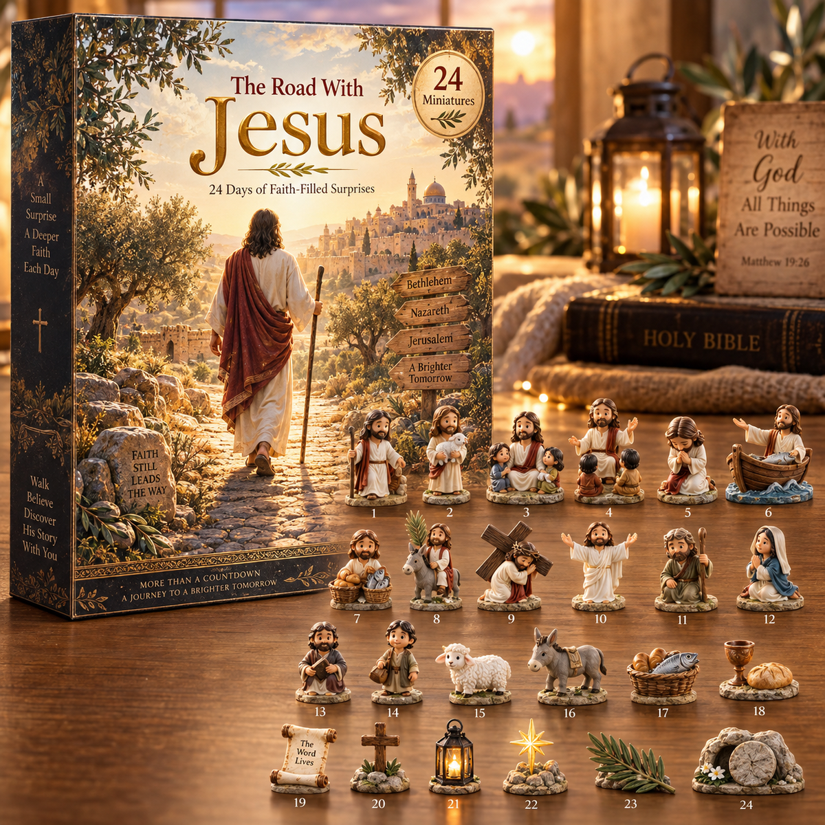2026 The Road with Jesus Advent Calendar ✝️ – 24 Days of Faith-Filled Surprises