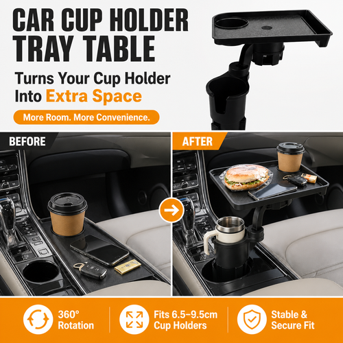 Car Cup Holder Tray Table