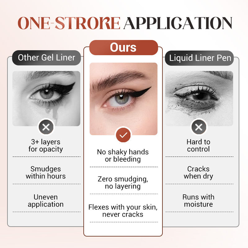 🔥24HR Waterproof Eyeliner — Day to Night Wear