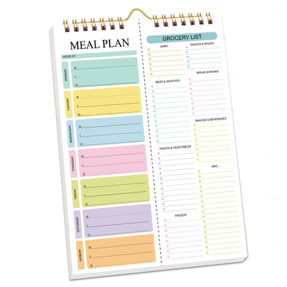 🔥LAST DAY 50% OFF📝Weekly Meal Planner Magnet with Grocery List