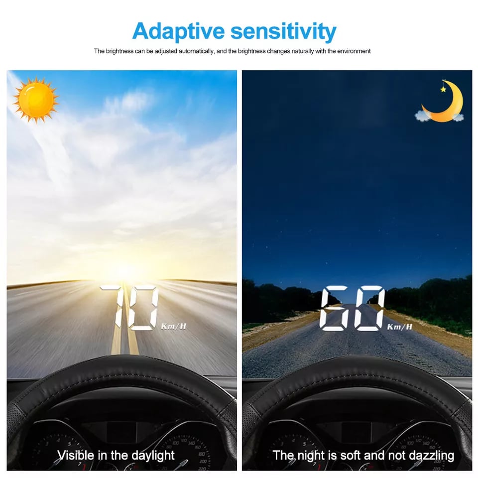 🎁2026 New Year Hot Sale: HALF PRICE -OBD2 HUD Car Head Up Display Projector Speedometer