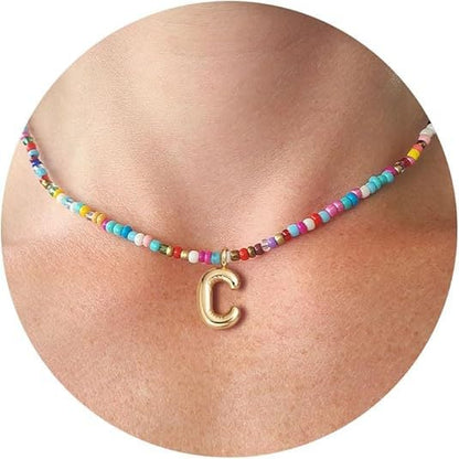 🔥LAST DAY 50% OFF - ✨Bubble Initial Letter Necklace